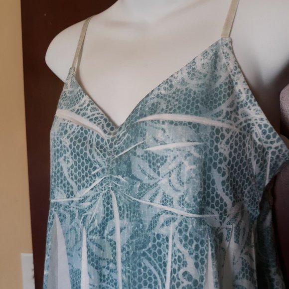 Mudd Blue & White Babydoll Tank - Picture 9 of 12